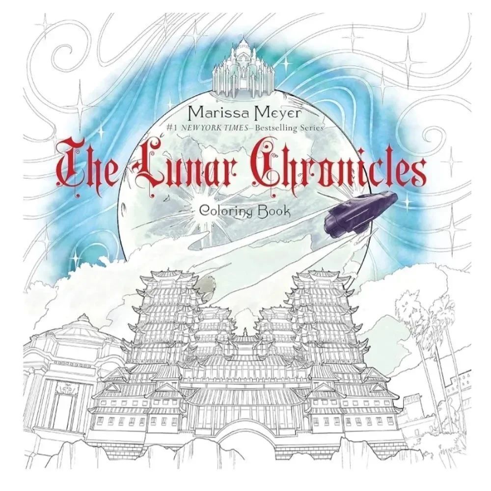 The Lunar Chronicles Adult Teen Coloring Book - New